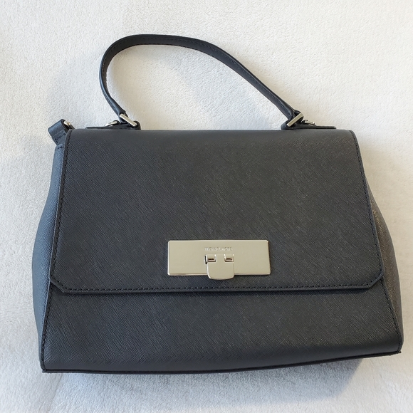 Michael Kors Black Satchel Crossbody Bag - Picture 1 of 9